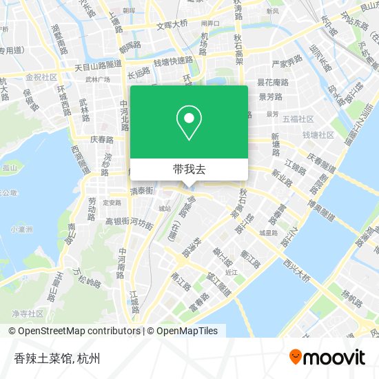香辣土菜馆地图