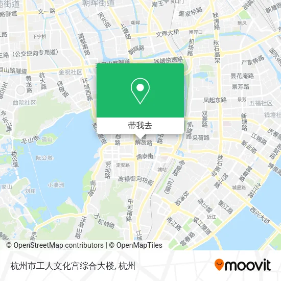 杭州市工人文化宫综合大楼地图