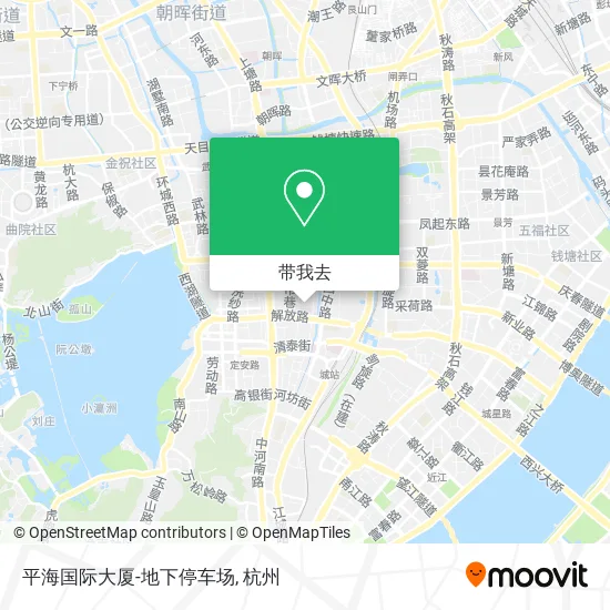平海国际大厦-地下停车场地图