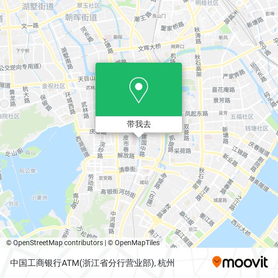 中国工商银行ATM(浙江省分行营业部)地图