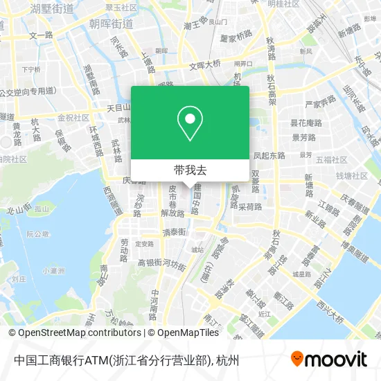 中国工商银行ATM(浙江省分行营业部)地图