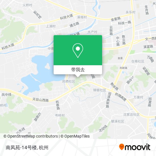 南凤苑-14号楼地图
