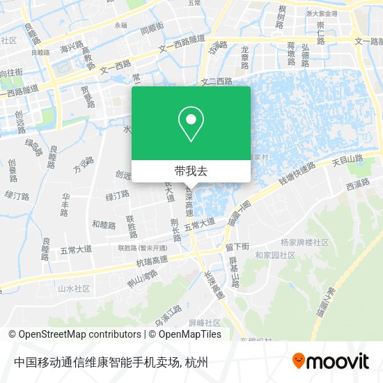 中国移动通信维康智能手机卖场地图