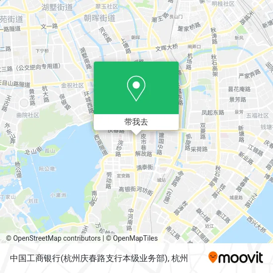 中国工商银行(杭州庆春路支行本级业务部)地图