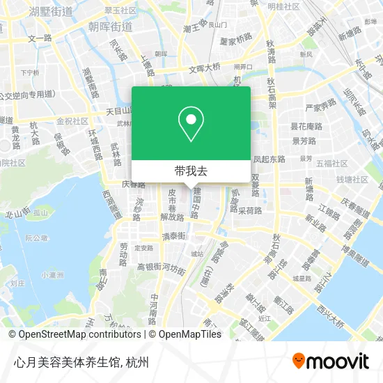 心月美容美体养生馆地图