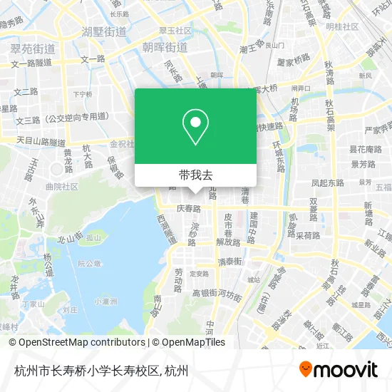 杭州市长寿桥小学长寿校区地图