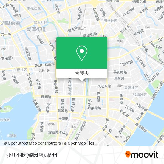 沙县小吃(锦园店)地图