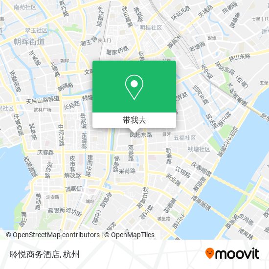 聆悦商务酒店地图