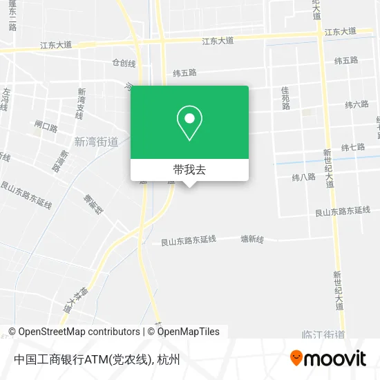 中国工商银行ATM(党农线)地图