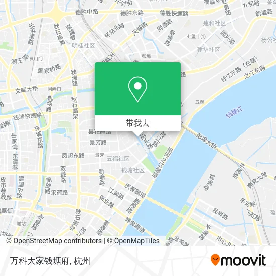 万科大家钱塘府地图