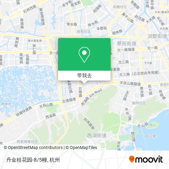 丹金桂花园-8/5幢地图