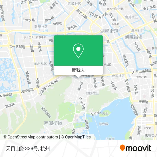 天目山路338号地图