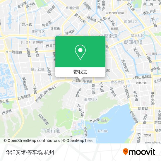 华洋宾馆-停车场地图