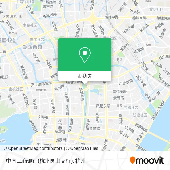 中国工商银行(杭州艮山支行)地图