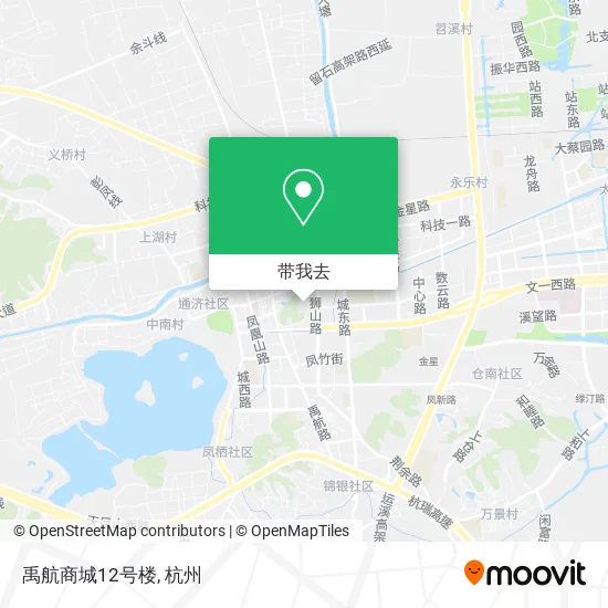 禹航商城12号楼地图