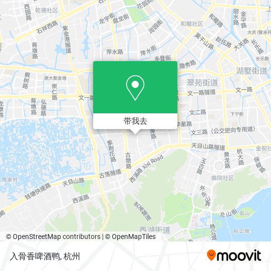 入骨香啤酒鸭地图