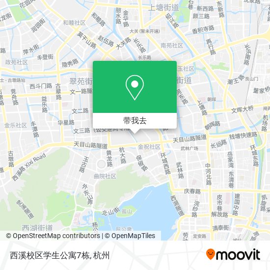 西溪校区学生公寓7栋地图