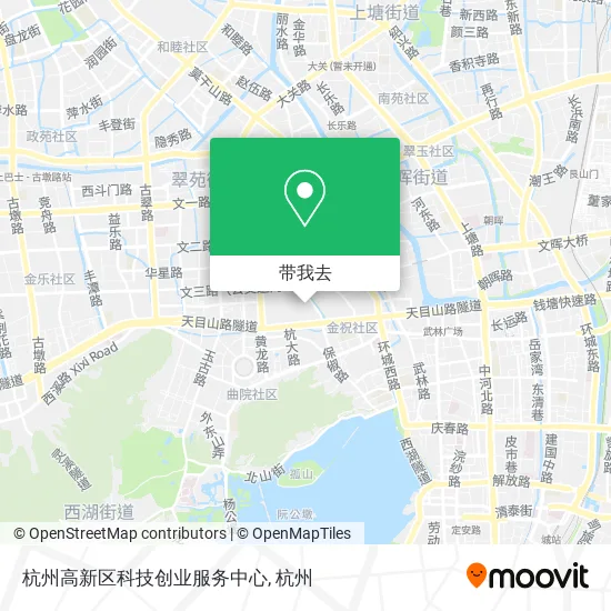 杭州高新区科技创业服务中心地图