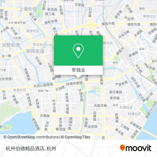 杭州伯德精品酒店地图