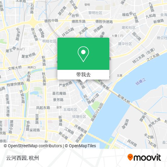 云河西园地图