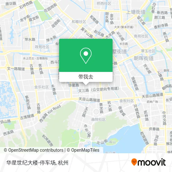 华星世纪大楼-停车场地图