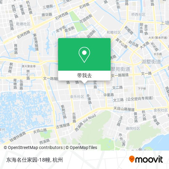 东海名仕家园-18幢地图