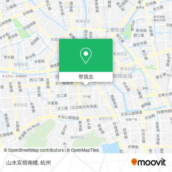 山水宾馆南楼地图