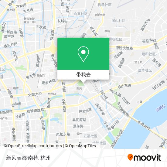 新风丽都·南苑地图