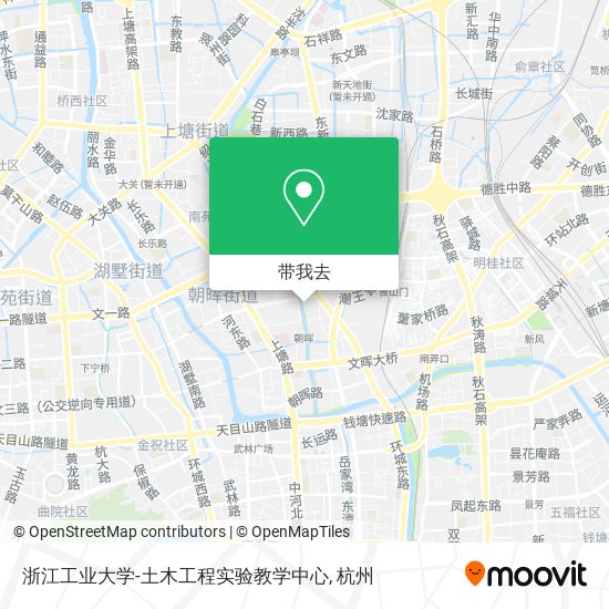 浙江工业大学-土木工程实验教学中心地图