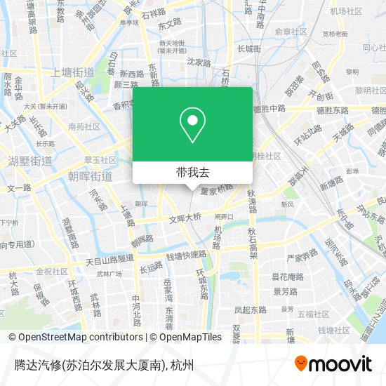腾达汽修(苏泊尔发展大厦南)地图