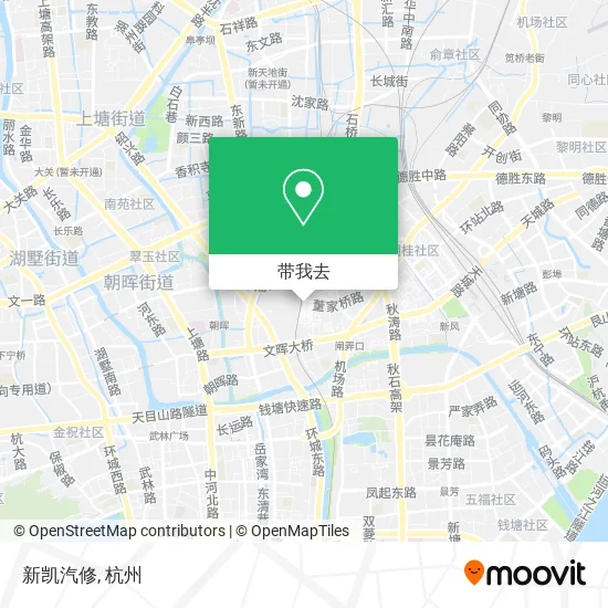 新凯汽修地图