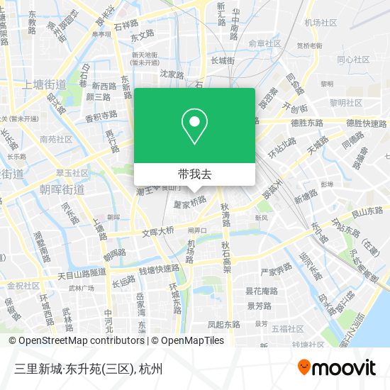 三里新城·东升苑(三区)地图
