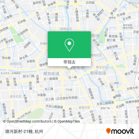 塘河新村-21幢地图