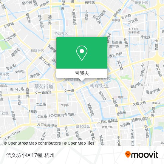 信义坊小区17幢地图