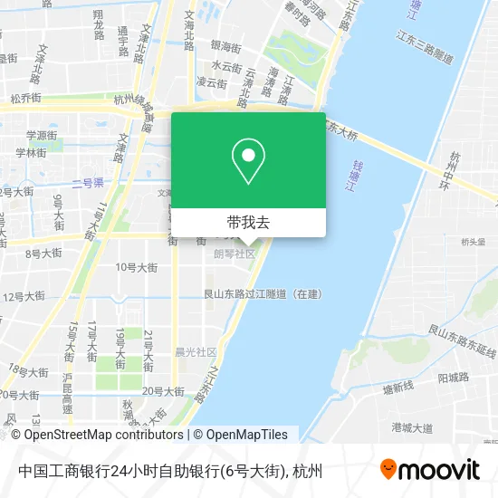 中国工商银行24小时自助银行(6号大街)地图
