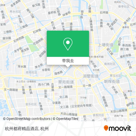 杭州都府精品酒店地图