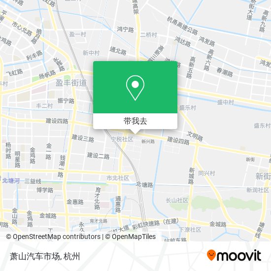 萧山汽车市场地图