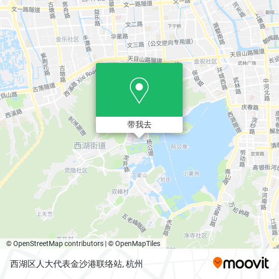 西湖区人大代表金沙港联络站地图