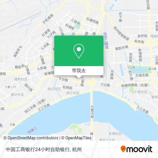 中国工商银行24小时自助银行地图
