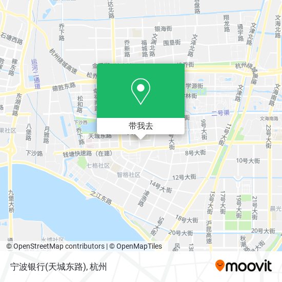 宁波银行(天城东路)地图