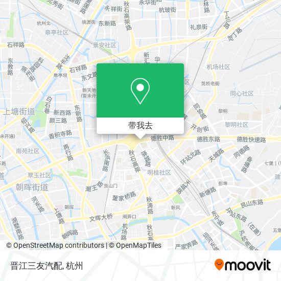 晋江三友汽配地图