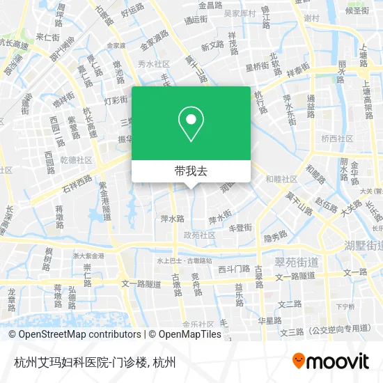 杭州艾玛妇科医院-门诊楼地图