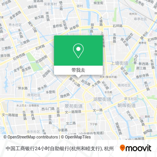 中国工商银行24小时自助银行(杭州和睦支行)地图