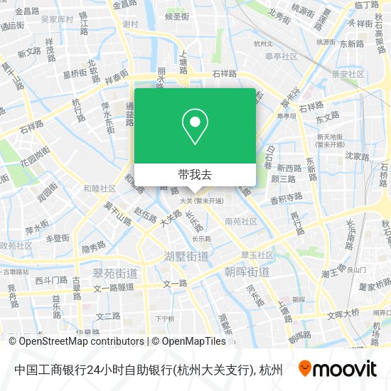 中国工商银行24小时自助银行(杭州大关支行)地图