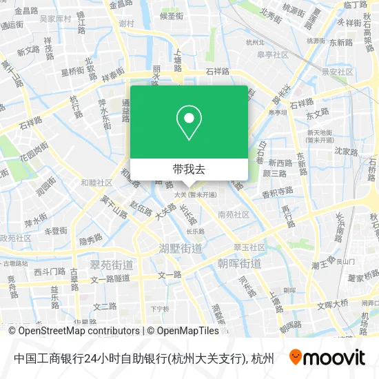 中国工商银行24小时自助银行(杭州大关支行)地图