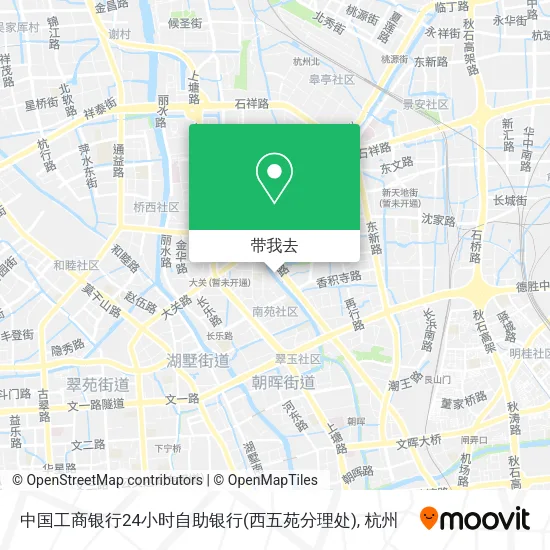 中国工商银行24小时自助银行(西五苑分理处)地图