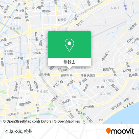 金草公寓地图
