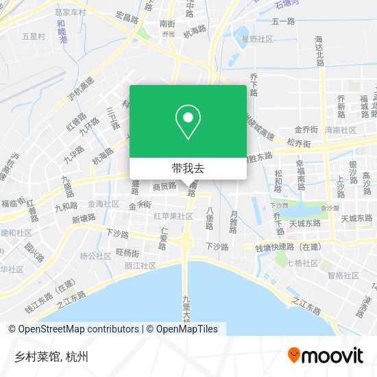 乡村菜馆地图