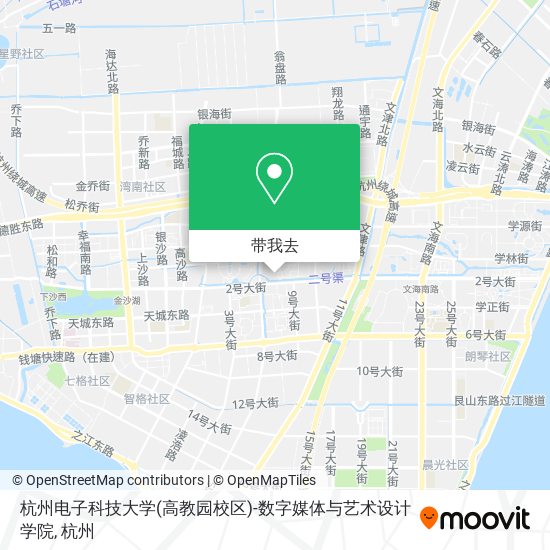 杭州电子科技大学(高教园校区)-数字媒体与艺术设计学院地图
