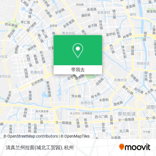 清真兰州拉面(城北工贸园)地图